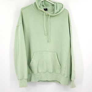 Pacsun Small mint green oversized hooded sweatshirt front pocket cozy lounge